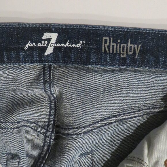 7 FOR ALL MANKIND Rhigby Skinny Fit Jeans. Size 32. - Picture 3 of 5